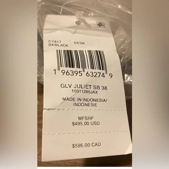 Coach Juliet 38 in Black NWT - Picture 5 of 7